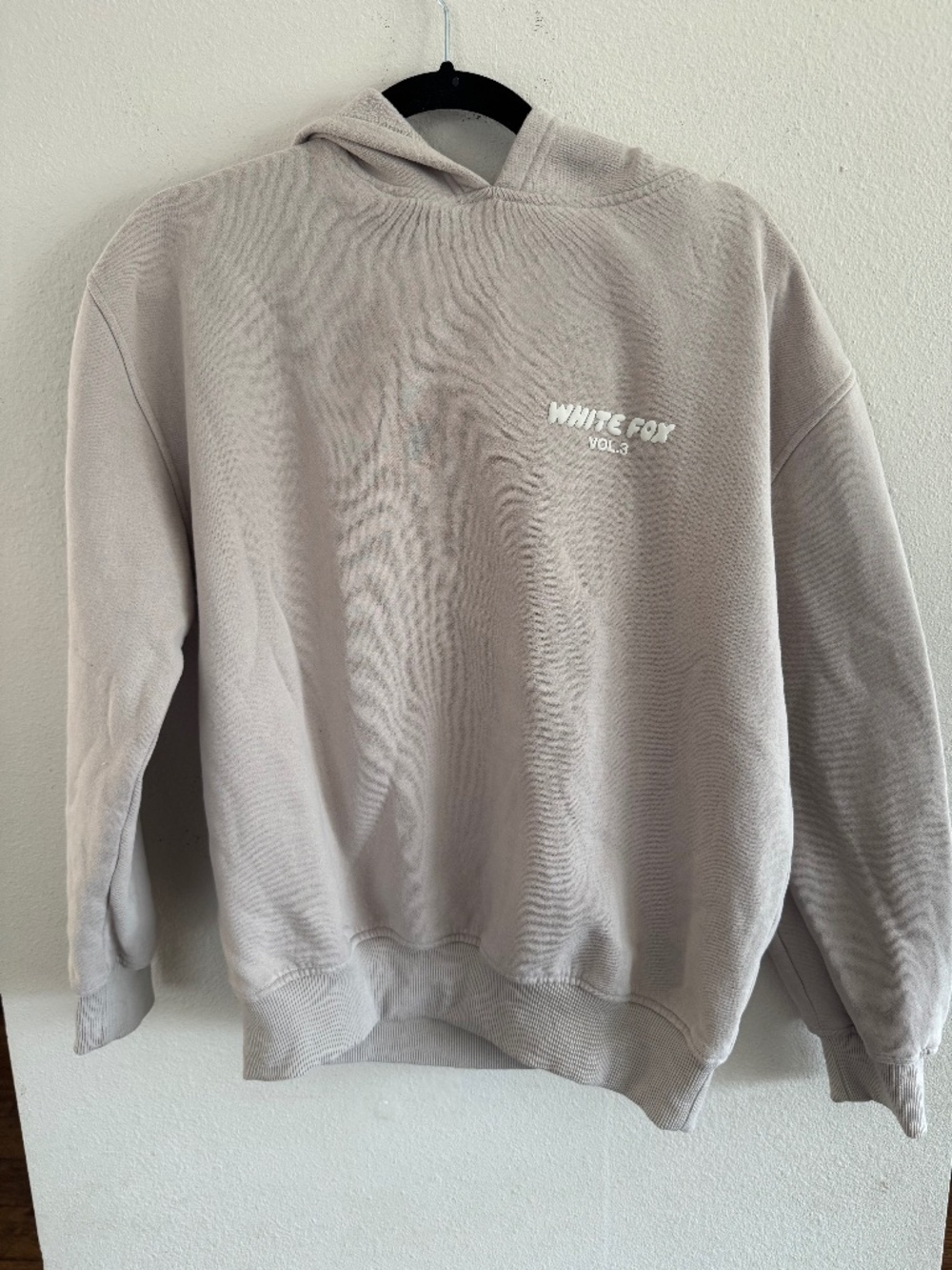 White Fox Vol.3 Light Taupe Hoodie XS/S